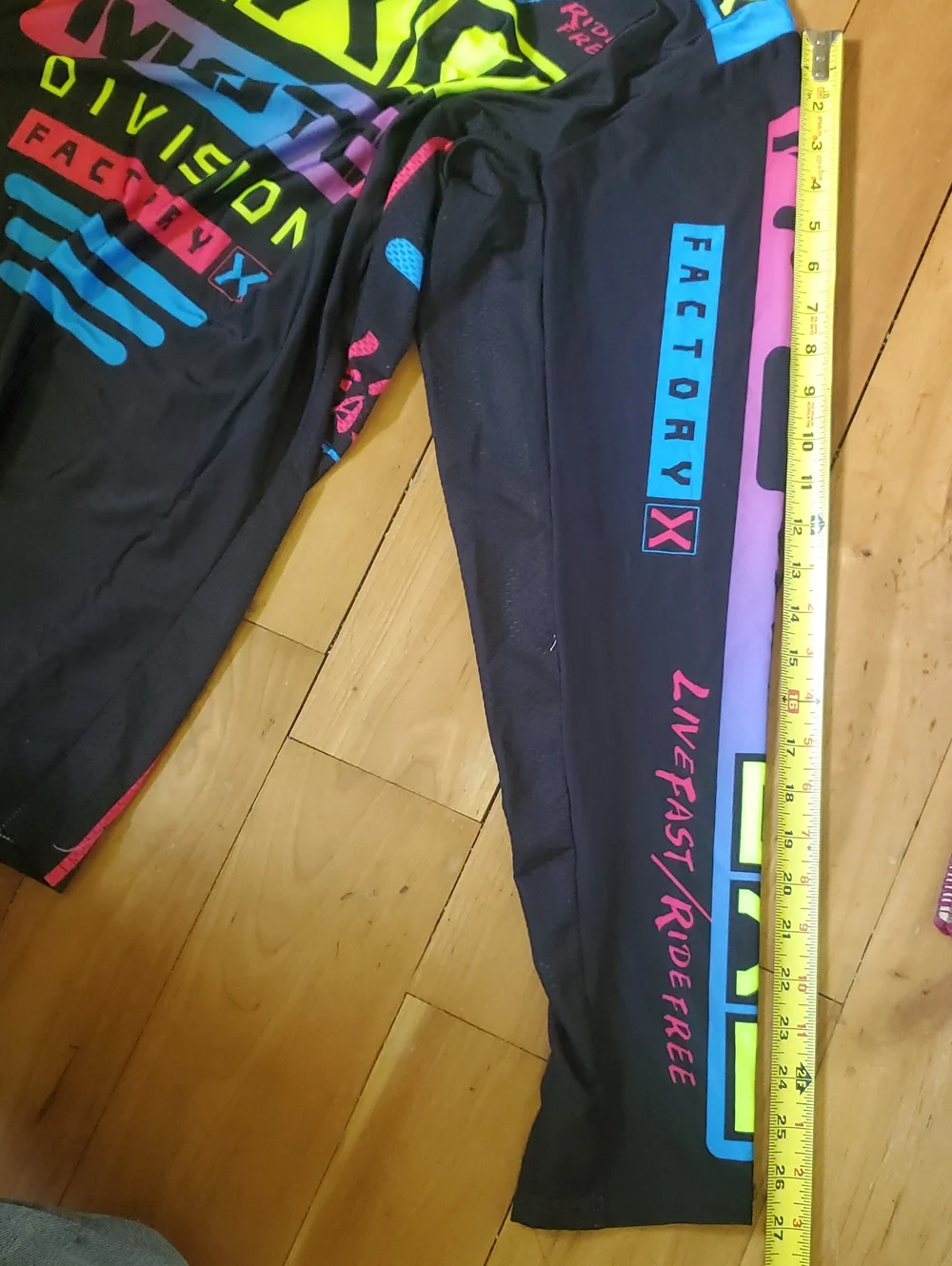FXR Men's Black Neon Graphic Moto Shirt - Picture 4 of 9